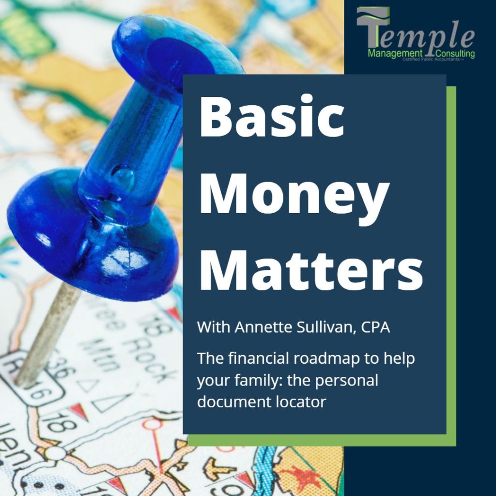 The financial roadmap to help your family the personal document locator